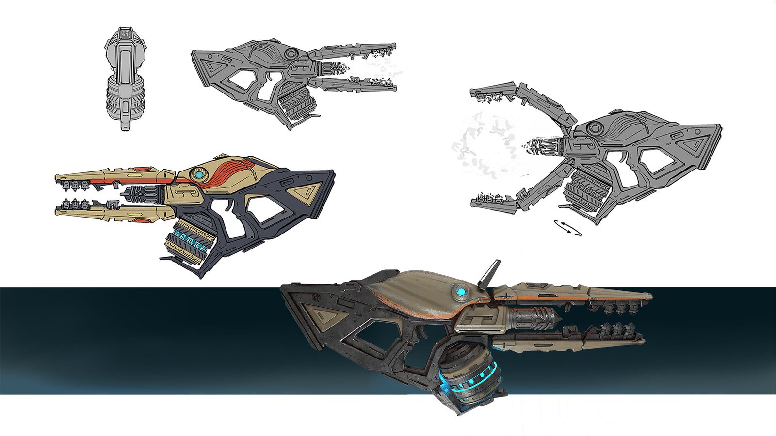 Telefrag VR - Plasma rifle concept