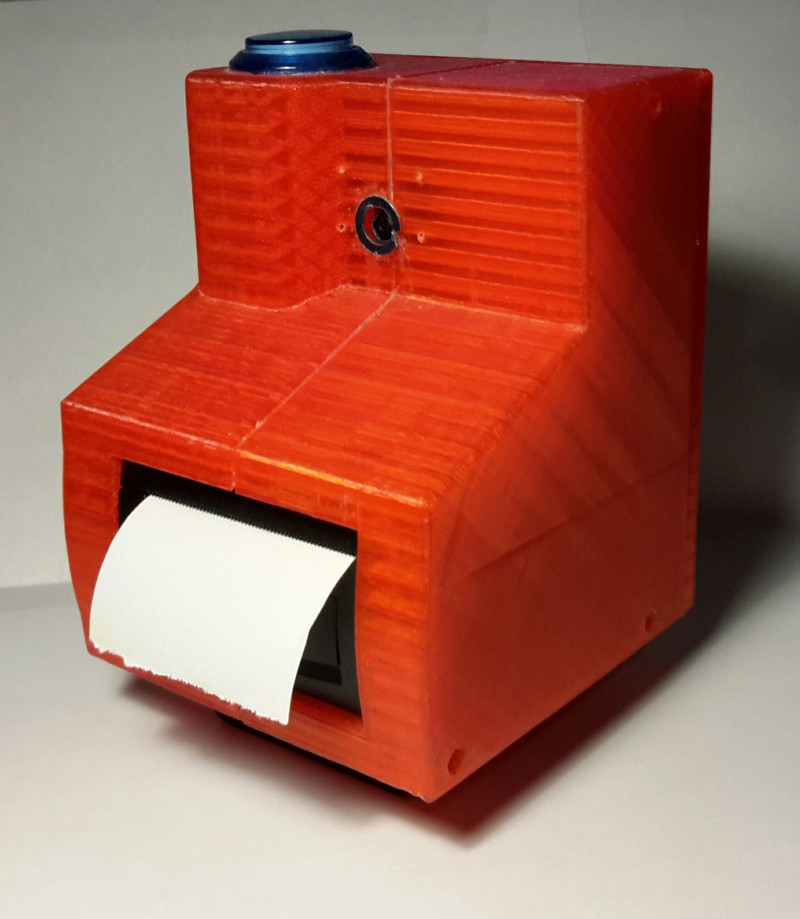 PolarPiBerry Raspberry Pi-controlled instant print camera designed by Alex Mous