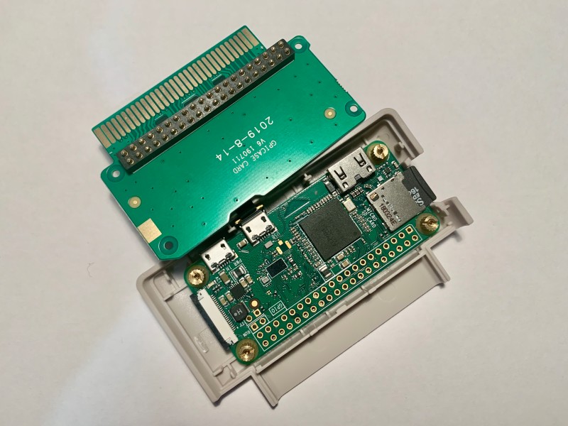 A Raspberry Pi Zero or Zero W fits snugly inside the RetroFlag GPi Case