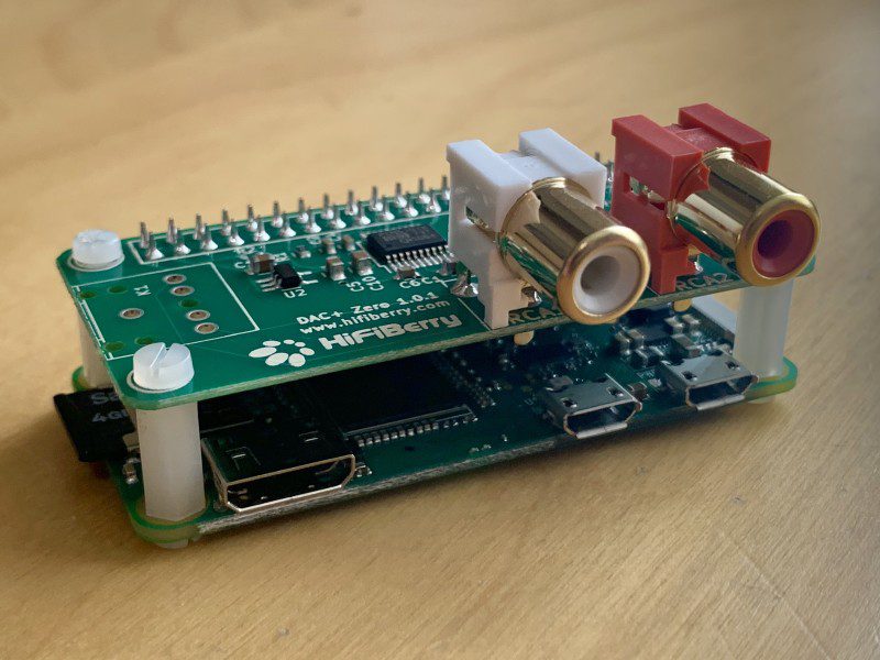 audio system with Raspberry Pi 