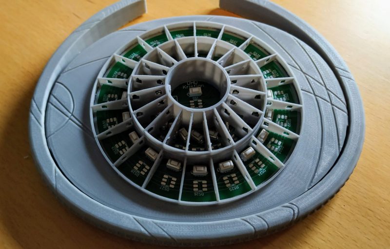 The back of the stargate controller with no lights on