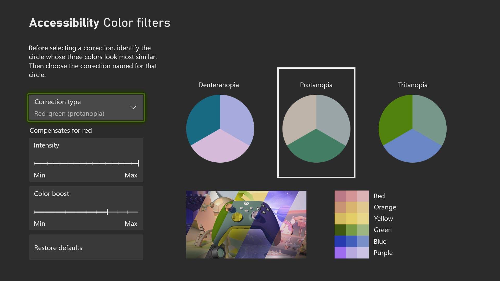 Color Filters Asset