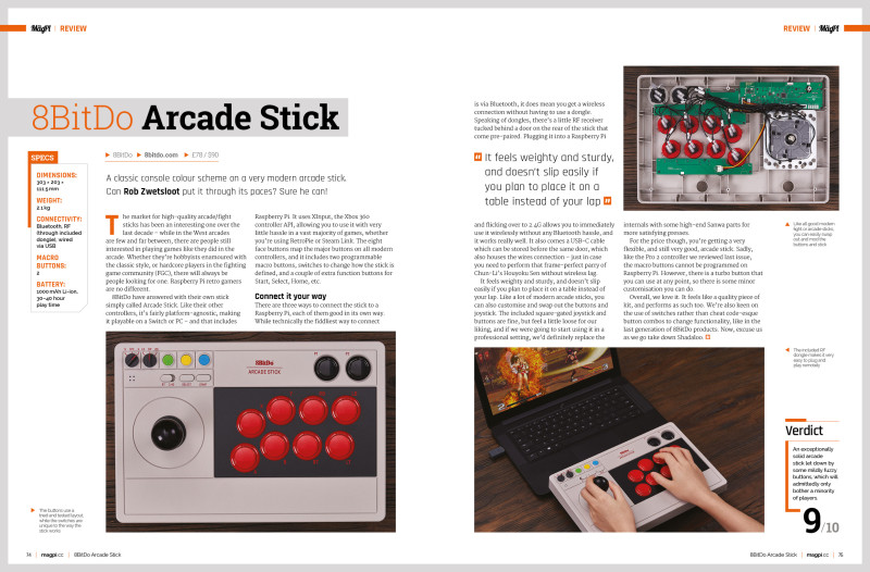 8BitDo Arcade Stick review