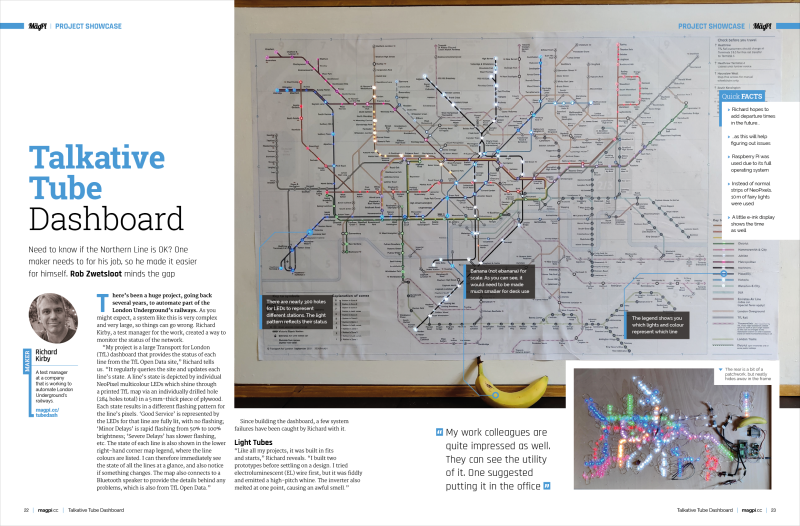 Talkative Tube Dashboard