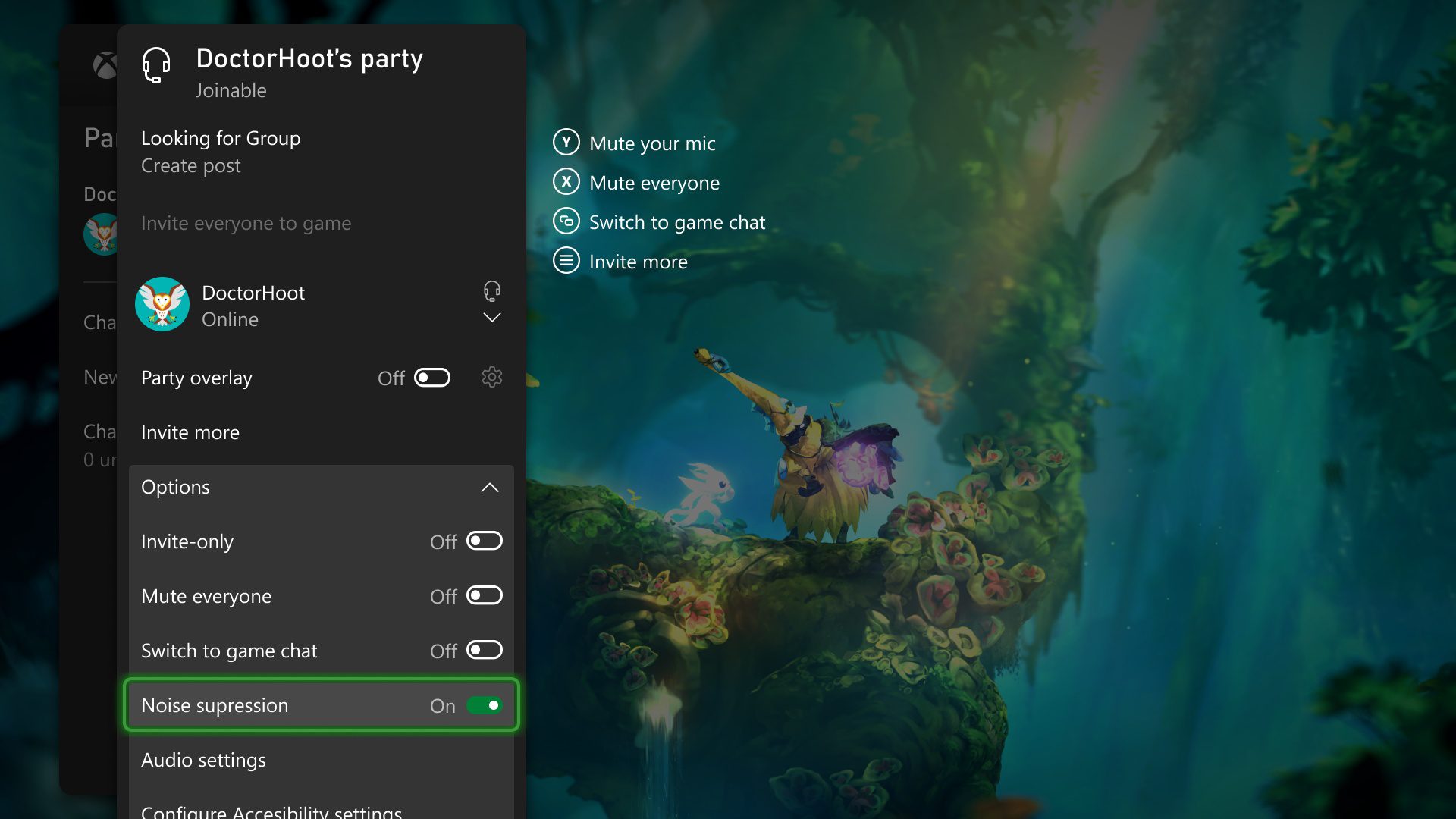 Party Chat Noise Suppression Image
