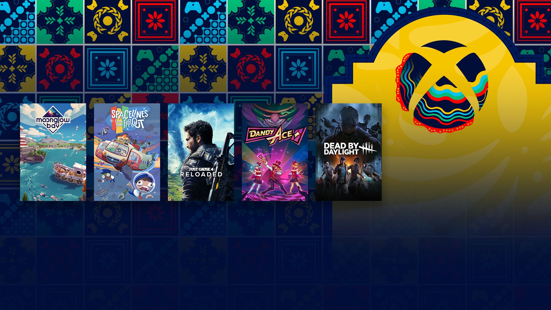 Games selected by the Hispanic communities at Microsoft.